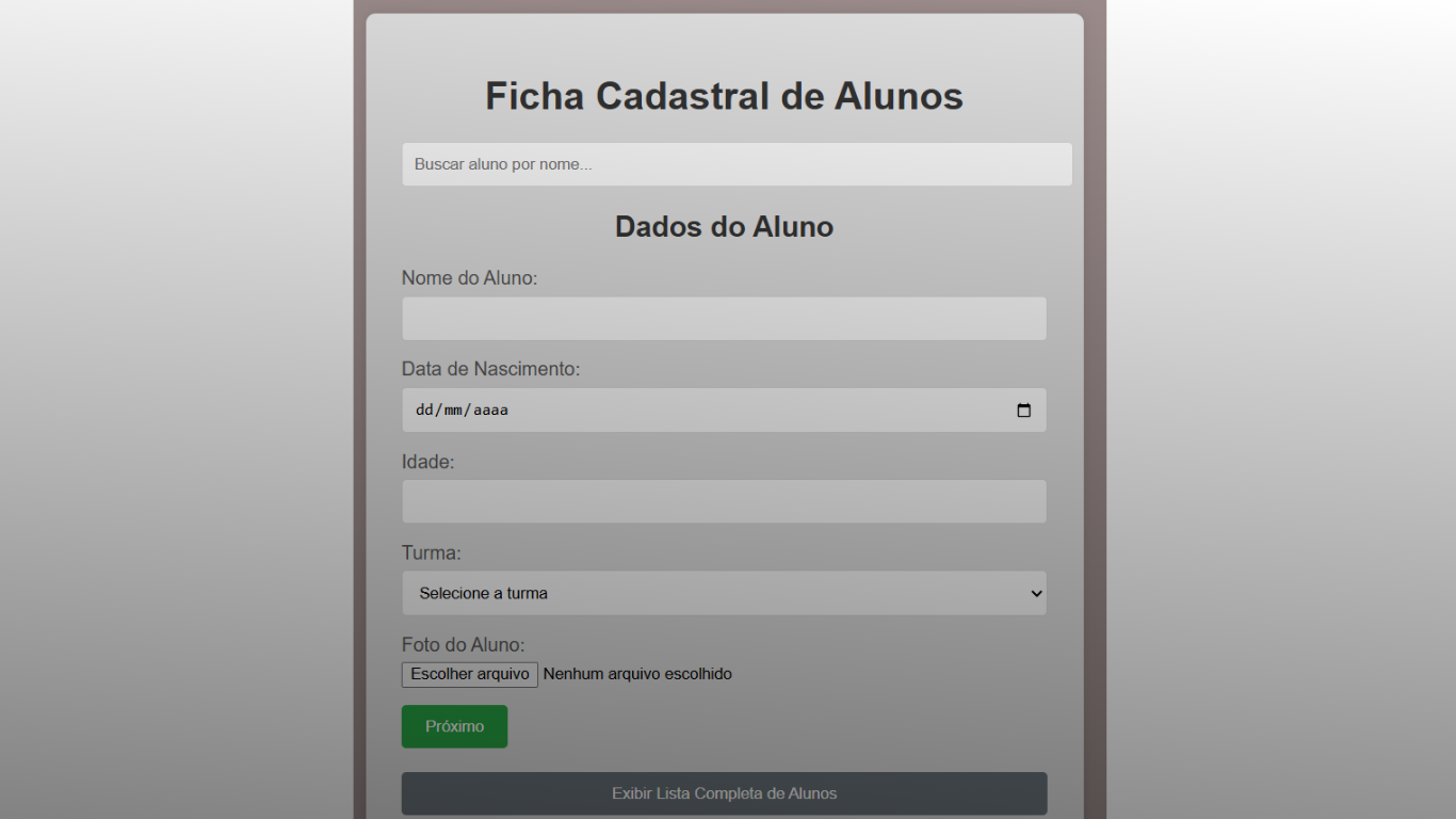 Sistema de Gestão Escolar